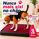 Sanitário Canino Grande Lavável Com ou Sem Educador Adestrador Pet Xixi Pode e Não Pode Banheiro