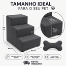 Escada Para Cachorro e Gato Pet 3 Degraus