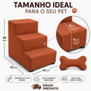 Escada Para Cachorro e Gato Pet 3 Degraus
