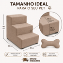 Escada Para Cachorro e Gato Pet 3 Degraus