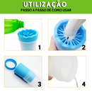 Copo Limpa Patas Pet 2 em 1 em Silicone | Lava e Massageia Patinhas de Cães e Gatos